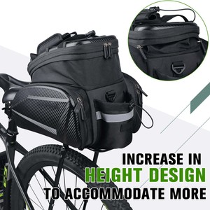 Muestra Gratis: Bolsa de Ciclismo de Gran Capacidad para Viajes de Larga Distancia, Nueva Bolsa Impermeable para Asiento Trasero de Motocicleta - Product Image 2