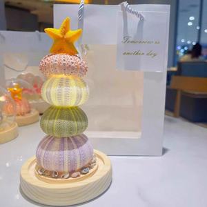 Kit de bricolage pour lampe de nuit en forme de coquille d'ormeau, décoration féminine, fête des mères et anniversaire - Product Image 4