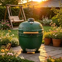 Barbecue Kamado TOPQ en céramique pour barbecue extérieur au charbon de bois, outil Kamado et pour cuisines et restaurants