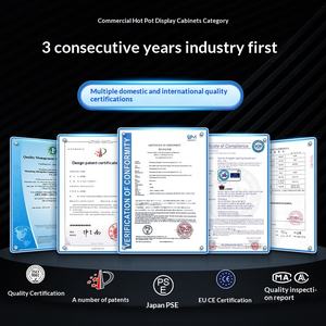 YINZHENG - Mostrador Comercial para Malatang, Vitrina Refrigerada de Vidrio para Hot Pot Sichuanés, Equipo de Refrigeración - Product Image 6