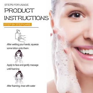 Gel per la pulizia del <span class=keywords><strong>viso</strong></span> per la pulizia profonda del <span class=keywords><strong>viso</strong></span> per rimuovere il trucco schiuma per tutti i tipi di pelle - Product Image 2