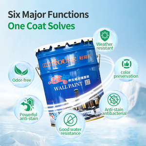 Sơn nhũ tương thân thiện với môi trường-Màu sắc tùy chỉnh, khô nhanh, thấp, gốc nước, thích hợp cho phòng ngủ trong nhà & phòng khách - Product Image 2