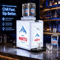 Machine à refroidir le vin rapidement, solution de refroidissement de bouteilles par compresseur pour bars, hôtels et magasins de vin