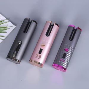 Fer à boucler professionnel Magic Wave rotatif avec logo personnalisé, en céramique, chauffage PTC, écran LCD de température pour usage domestique et hôtelier - Product Image 6