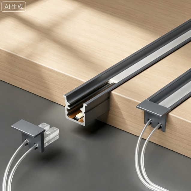 LED Solderless Strip Light with Embedded Linear Light Cabinet Layer Board VOC Wardrobe Wine Cabinet Light