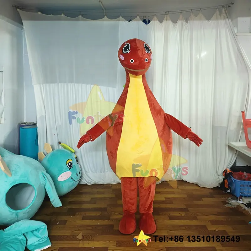 Funtoys personalizar dinosaurio mascota disfraz monstruo serpiente cocodrilo felpa Fursuit Navidad disfraces Carnaval para adultos