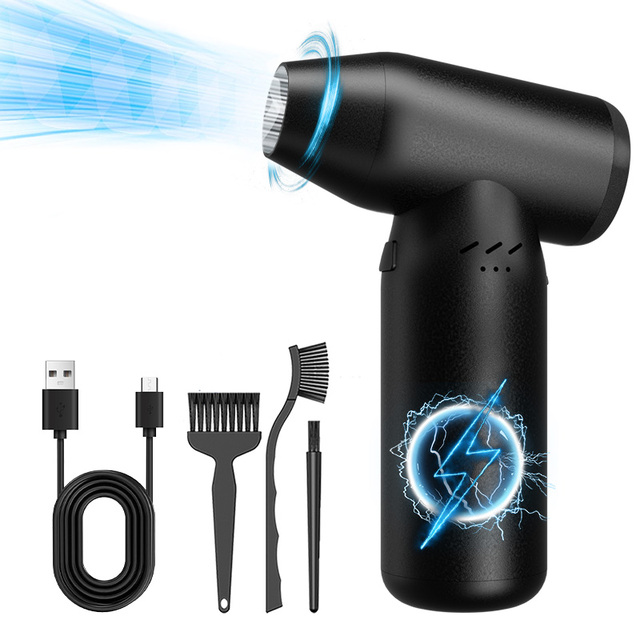 Portable Handheld Turbo Jet Fan 110000 Rpm Mini 12000mah Rechargeable Mini Violence Blower Fan Computer Air Duster Barbershop