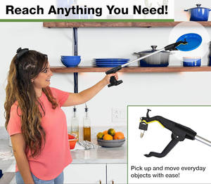 Alat pengambil pegangan karet untuk orang tua, alat penangkap sampah - Product Image 5