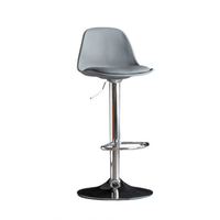 Chaise de bar pivotante moderne OEM ODM en gros à bas prix avec structure métallique et siège en PU pour îlot de cuisine