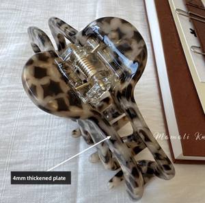 Barrettes à <span class=keywords><strong>cheveux</strong></span> vintage en acétate DD, pince à <span class=keywords><strong>cheveux</strong></span>, pince à <span class=keywords><strong>cheveux</strong></span> en écaille de tortue, grandes pinces à <span class=keywords><strong>cheveux</strong></span> en forme de pieuvre, antidérapantes, forte tenue - Product Image 3