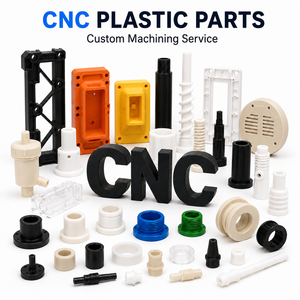 บริการงานกลึง CNC คุณภาพสูงตามสั่ง ชิ้นส่วนพลาสติก ไนลอน โพม เดลริน พีค โรงงานผลิตแบบ OEM - Product Image 1