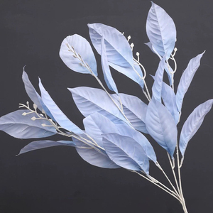 Decoración moderna, plantas artificiales suculentas azules, vid de loto de jazmín realista para decoración de barandilla de balcón, Día de la madre, Pascua - Product Image 5