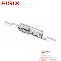 MS828-1 Serrure à poignée pivotante en acier inoxydable poli durable avec cylindre à clé réversible |   Anti-vol et étanche