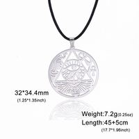 Collier Myshape l'Œil d'Horus Ra Udjat Nœud Celtique pour Femme en Acier Inoxydable, Bijou Amulette Croix Ankh Égypte Ancienne, Cadeau 2024