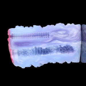 YOCY Venta al por mayor de fábrica: Masturbador masculino de silicona de bolsillo, Vagina de fantasía, Vagina artificial anal, Masturbador de pulpo - Product Image 2