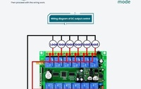 Kit de relais de commande à distance sans fil industriel 12 canaux DC 12V 24V 12 touches 433 MHz +20 dBm FSK à code tournant -121 dBm