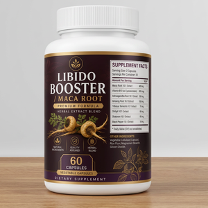 Capsules d'extrait de racine de maca, complément alimentaire, 60 capsules végétariennes, mélange d'herbes en capsules - Product Image 5