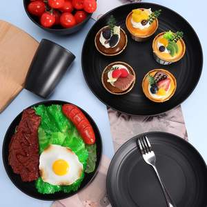 Juego de <span class=keywords><strong>Vajilla</strong></span> Desechable de Plástico Resistente de 20 Piezas, Tazones y Vasos, Apto para <span class=keywords><strong>Microondas</strong></span>, Moderno y Minimalista, en Oferta - Product Image 4