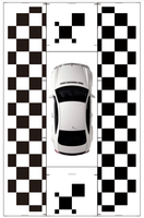 Tapis de calibrage pour caméra de vision panoramique 360° Geely AVM, tapis de diagnostic pour vue surround, tapis à damier de vérification, spécifications OEM