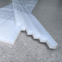 Bâtons de découpe en nylon blanc QIANHE pour découpeuse trois côtés Martini 10x10x1000mm, résistants à l'usure, longue durée de vie, pour machine d'impression