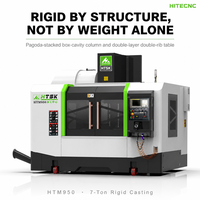 Centre d'usinage CNC pour le traitement automatisé des métaux avec une capacité de coupe fiable et une structure robuste HTM950
