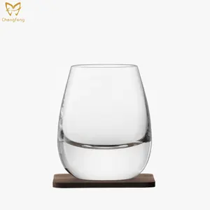 Vecchio stile bicchiere bicchiere di cristallo di whisky pesante Base Rock bicchieri per bere Cocktail di liquore regalo per gli amanti del whisky