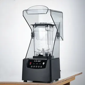 Professional Commercial Restaurant Blender with Shield Quiet Sound Enclosure 2000W Industries Strong and Quiet Blender