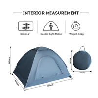 Tentes de Camping d'extérieur imperméables de bonne qualité grande famille à vendre tentes Pop-Up à Double couche