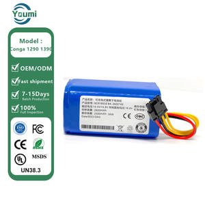 <span class=keywords><strong>Mejor</strong></span> Precio, Batería de Repuesto de 14.4V 3500mah para Aspiradora Robótica <span class=keywords><strong>Conga</strong></span> 1290 1390 1490 1590 - Product Image 1