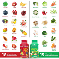 Supplément de soins de santé personnalisé OEM Superaliment multivitamines Capsules molles Soutien du système immunitaire des fruits et légumes