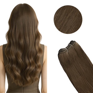 Extensions de cheveux vietnamiennes de haute qualité, trame double tissée à la machine, cheveux Remy européens 100% naturels, lots pour distributeurs de salons - Product Image 3