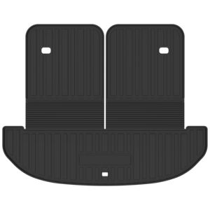 Venta caliente Nueva llegada Alfombrillas de coche de dos piezas 5D Maletero de carga trasera TPV para 2021-2023 para <span class=keywords><strong>Hyundai</strong></span> <span class=keywords><strong>Santa</strong></span> <span class=keywords><strong>Fe</strong></span> de 7 plazas - Product Image 1