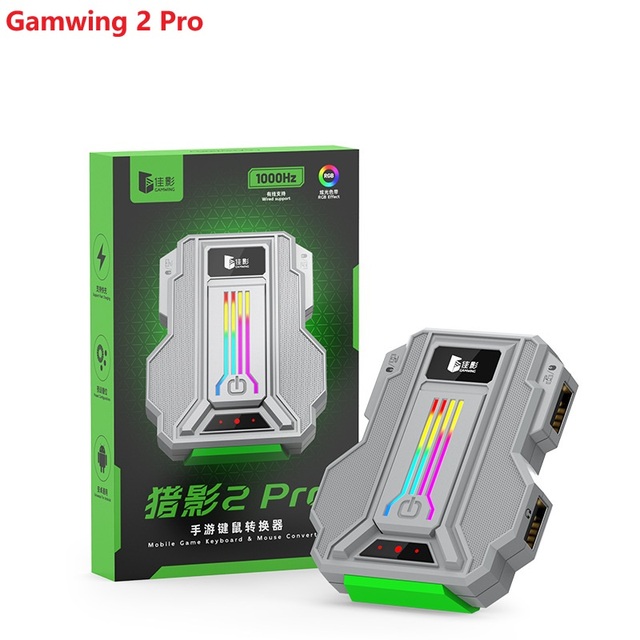 Gamwing Lie Ying Pro 2Pro Gaming Keyboard Converter Adapter Smart Mapping Wired USB Double Sided Socket