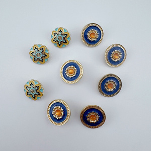 High Quality Metal Zinc Alloy <strong>Buttons</strong> for Men's Shirt &amp; Suit Logo <strong>Customized</strong> <strong>Button</strong> with Enameled Design <strong>Wholesale</strong> - Product Image 6