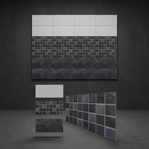Carreaux de sol et de mur en céramique noire brillante 300x600mm - Briques réfractaires pour la décoration intérieure et extérieure - Product Image 6