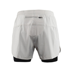 <strong>Men's</strong> 2-in-1 Casual Workout Running <strong>Shorts</strong> with 5\" Quick Dry Training Gym <strong>Short</strong> Solid Canvas Fabric <strong>Longer</strong> Liner Running <strong>Shorts</strong> - Product Image 5