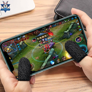 ปลอกนิ้วสำหรับเล่นเกม2ชิ้น,ปลายนิ้วกันเหงื่อระบายอากาศได้ดีสำหรับเกมนิ้วโป้งที่เล่นกับ iPhone/Android ปี2023 - Product Image 4