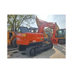 Excavadora Usada Hitachi EX120 de 12 Toneladas, Original de Japón, Pocas Horas de Uso, Precio Competitivo con un Año de Garantía - Product Image 1