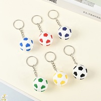 Porte-clés créatif en PVC en forme de ballon (football, basketball, tennis) – Cadeau sportif, étanche et léger – Fabriqué au Zhejiang