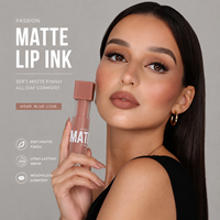 Ensemble de gloss à lèvres mats 24 pièces, rouge à lèvres liquide longue tenue 6 couleurs avec présentoir, vente en gros, maquillage pour les lèvres en vrac