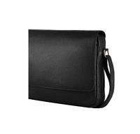 Tas Selempang Kulit Premium Mewah Laris untuk Pria, Tas Kantor untuk Pria dengan Kompartemen Laptop Berlapis dan Tali Pengikat yang Dapat Disesuaikan