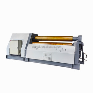 CNC thủy lực 4-Con lăn W12-8X2500 tấm cán Máy kim loại tấm cán Máy 4 con lăn thép tấm uốn máy - Product Image 6