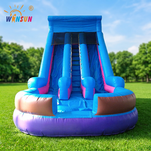 WINSUN <b>Large</b> Kids Inflatable <b>Slide</b> Double Lane <b>Slide</b> Inflatable Dry <b>Slide</b> - Product Image 1