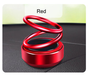 Bán Buôn Kim Loại Xoay Xe Hương Thơm Khuếch Tán Đôi Vòng Xe Năng Lượng Mặt Trời Nước Hoa Khuếch Tán Kim Loại Treo Xe Khuếch Tán Hương Thơm - Product Image 5