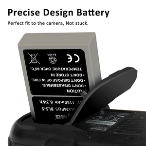 KingMa Rechargeable Li-ion <span class=keywords><strong>Batterie</strong></span> PS-BLS5 <span class=keywords><strong>Batterie</strong></span> pour <span class=keywords><strong>Appareil</strong></span> <span class=keywords><strong>Photo</strong></span> Numérique Olympus PS-BLS5 - Product Image 5