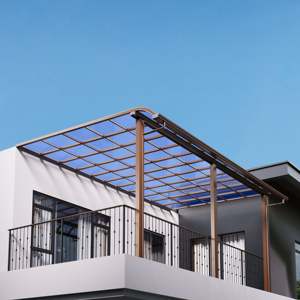 Tự làm cửa trước tán với Polycarbonate lợp nước mưa ánh nắng mặt trời cửa nơi trú ẩn mái hiên bóng râm Patio vườn cửa sổ đồ nội thất - Product Image 3