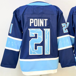 Camisetas de Hockey Cosidas para Hombre 88 Andrei Vasilevskiy 21 Brayden Point 77 <span class=keywords><strong>Victor</strong></span> Hedman 86 Nikita Kucherov 91 Steven Stamkos - Product Image 6