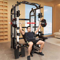 WENDY 2026 Nouvel équipement de fitness commercial : Station multifonctionnelle avec Cable Crossover, Power Squat Rack et Smith Machine