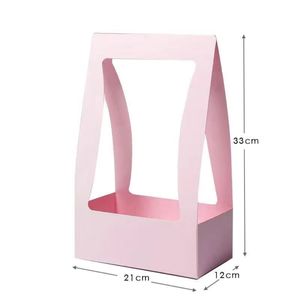 Nuevo diseño floristería portátil personalizado de alta calidad caja de flores de lujo para embalaje de regalo - Product Image 5