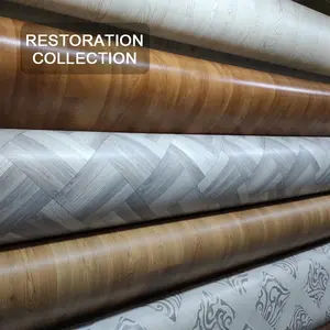 factory price waterproof 0.35mm non-slip plastic carpet pvc sheets linoleum floor roll Luxury vinyl roll flooring for indoor